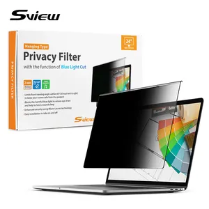 Sview Hanging Panel Type Privacy Filter Anti-spy Screen Eye Protection Anti Blue Light for 13"-16" Inch Inch for Laptop Over 2H