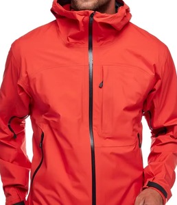Chaqueta de lluvia naranja impermeable Unisex de alta calidad, ropa de trabajo de estilo informal, ropa de lluvia con cierre de cremallera, chaquetas de lluvia - Product Image 4