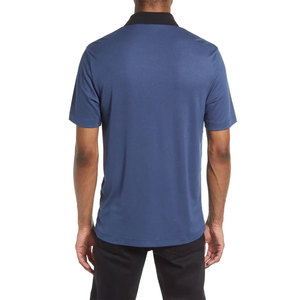 Chemises d'été pour hommes en tissu écologique Spandex/Coton, broderie personnalisée sur le devant, manches courtes, tenue de travail décontractée, vente en gros - Product Image 5
