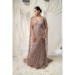 Elegant Design Crystal Beaded Evening Gown with Mermaid Silhouette Luxury <b>Long</b> Formal Party <b>Dress</b> for Women <b>Wedding</b> and Events - Product Image 3
