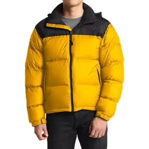 공장 가격 겨울 따뜻한 남성 플러스 siz 패딩 재킷 캐주얼 스탠드 칼라 퍼 방풍 남성 다운 재킷