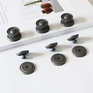 Tiradores de Gabinete Contemporáneos de Aleación de Zinc con Placa Trasera, Herrajes para Muebles de Sala, Cocina, Armario y Guardarropa - Product Image 2