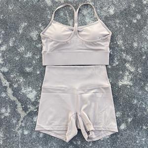 Trajes de gimnasio transpirables de cintura alta para mujer, conjuntos de Yoga sin costuras para levantamiento de cadera, deportes, Fitness, patrón sólido, entrenamiento para correr, ecológico - Product Image 2