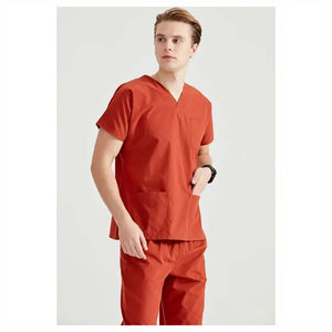 Conjunto de traje de hospital, uniformes transpirables de enfermera y médico, uniforme de manga corta de Color personalizado de alta calidad, ropa de personal - Product Image 2