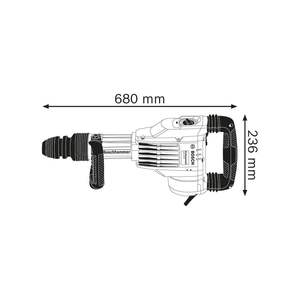 Martillo Demoledor Eléctrico Profesional con Fuente de Alimentación SDS Max - Product Image 5