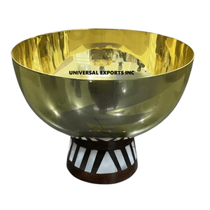 <b>Wedding</b> Decorative Metal <b>Chocolate</b> Bowl Silver plated Handmade Dessert Bowl Round Shape Luxury New <b>Chocolate</b> Bowl - Product Image 3