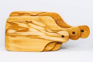 Olive Wood Cutting Serv Cutting Tray Wooden Plate for <b>Pizza</b> Bread, Meal Kitchen <b>Tools</b> Non-slip Board, Hanging Cutting Board - Product Image 3