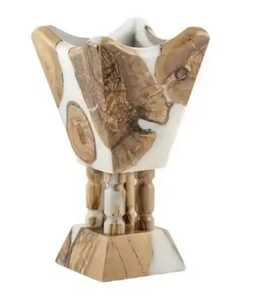 Brûleur d'encens religieux en bois d'acacia époxy Bakhoor Écologique Vente chaude Cadeau spécial Eid Ramadan - Product Image 3