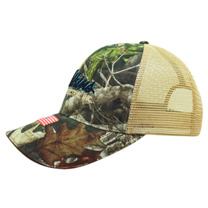 OEM ODM Casquette de baseball structurée de haute qualité à 6 panneaux avec logo brodé personnalisé Casquette de camouflage Casquette de camionneur unisexe en maille de chasse de haute qualité - Product Image 2