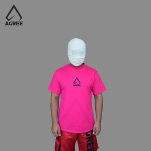 Camiseta de cuello redondo de algodón 100% para hombre al por mayor, tela ligera de secado rápido, novedad de moda, servicio OEM ODM personalizado para uso en el gimnasio - Product Image 2