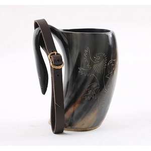 Buffalo Mug Horn76 Handicrafts Home Shave <b>Bowl</b> Lathering up <b>Shaving</b> Soap Cup <b>Bowls</b> Drinking Mug Made in India - Product Image 1