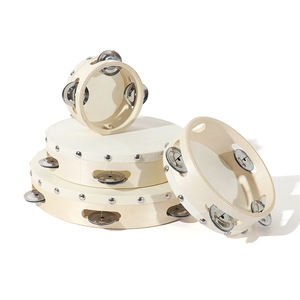 Tambourin Instrument de musique pour l'église Tambourin de mariage Panderos Instrument de musique Tambourin à main de 4 6 8 10 pouces - Product Image 3