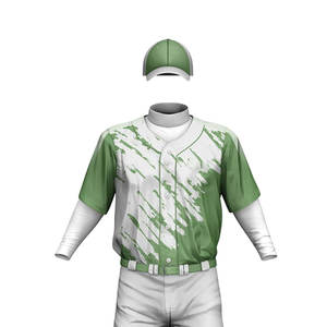 Vêtements de sport de baseball de meilleure qualité personnalisés uniformes en polyester respirant coupe normale style décontracté impression par sublimation OEM - Product Image 4