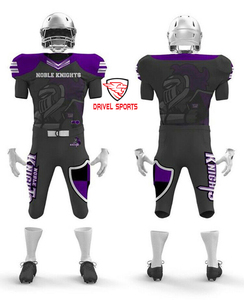 Équipe de jeunes vêtements personnalisés de football américain vente en gros sublimation blanc uniforme de football américain pratique rugby ensemble de maillots - Product Image 2
