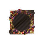 Floral Digital Print Silk Crepe Satin <b>Square</b> <b>Scarf</b> 90x90 - Product Image 3