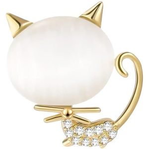 Broches d'animaux en cristal avec strass pour femmes-Chat Chien Renard Épinglettes Saint Valentin Bijoux Cadeaux - Product Image 2