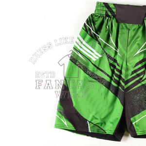 FANTASY WEAR 2026 Shorts de BJJ et MMA sublimés de qualité supérieure, option textile plus vert avec impression vibrante et logo personnalisé - Product Image 3