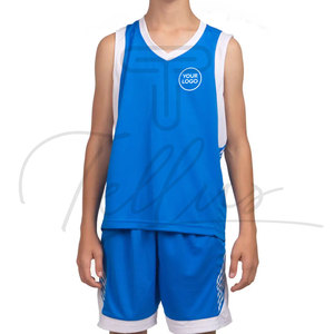 Ensemble de maillot de basket-ball pour enfants, nouveau design, taille plus, séchage rapide, respirant, de haute qualité, sublimé - Product Image 6