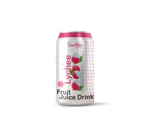 Bebida de jugo de fruta de lichi, no de concentrado, altamente vitamínico y mineral, refrescos recién exprimidos