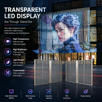 Écran LED mural TOPvision 4000 cd/m² avec service frontal, armoire modulaire pour magasin de mode et atrium de centre commercial