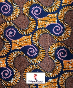Estampado de cera Africana Togo de alta calidad y tela de algodón Ankara Material duradero para vestidos de ropa y accesorios de moda - Product Image 1