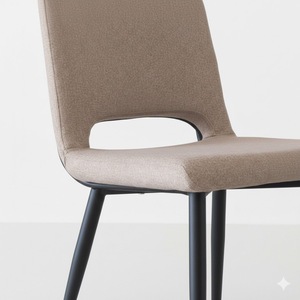 PASCAL Modern European <b>Dining</b> <b>Chair</b> Upholstered Metal Legs for Restaurant Hotel Home - Product Image 4