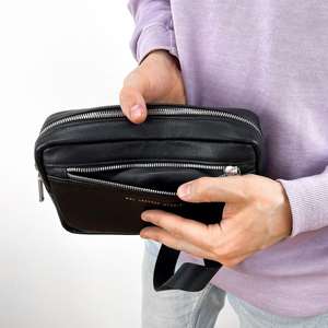 2025กระเป๋าคาดเอวหนังแท้สำหรับผู้ชาย, กระเป๋าคาดอกคาดลำตัวกระเป๋าคาดสะโพกง่ายต่อการพกพา LFP-0003แฟชั่น - Product Image 4