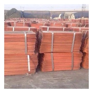 แผ่นโลหะอิเล็กโทรไลติคเกรดอุตสาหกรรมแผ่นแคโทดทองแดงบริสุทธิ์สีแดง9999สำหรับงานหล่อไฟฟ้า - Product Image 4