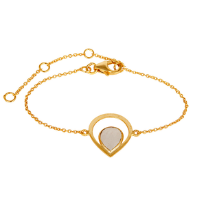 Rainbow <b>Moonstone</b> Gemstone <b>Bracelet</b> Indian 18k Gold Plated Sterling Silver Girls Chain <b>Bracelet</b> Jewelry Wholesale - Product Image 4