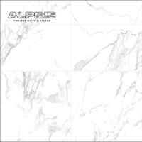 Novac Carrelage de sol et mur en céramique MARBELLA BEIGE ALPINE 600x600mm Surface brillante élégante pour la décoration intérieure