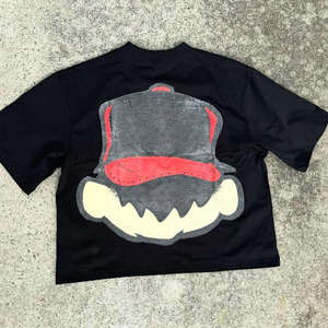 Conception personnalisée et logo sérigraphié T-shirt unisexe 100% coton à manches courtes de haute qualité graphique lourd surdimensionné - Product Image 5