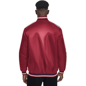 Venta caliente de seda Logotipo de color personalizado impermeable a prueba de viento Estilo Vintage moda de invierno al por mayor hecho chaqueta de satén para hombres - Product Image 4