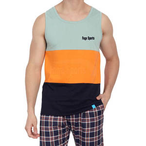 Camiseta sin mangas de punto informal para hombre de alta calidad superventas 100% algodón de secado rápido transpirable ropa activa de entrenamiento - Product Image 2