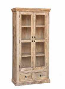 Armario Industrial Moderno de Madera Maciza de Mango con Estantes Ajustables, Diseño que Ahorra Espacio, Construcción Duradera, Fácil Montaje - Product Image 3