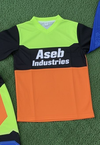 Kit de motocross personnalisé avec design par sublimation pour la course tout-terrain, pantalon et maillot unisexe respirant et coupe-vent, équipement MX - Product Image 3