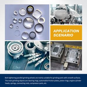 एल्यूमीनियम ऑक्साइड वसंत मूंगफली पीसने पहिया के साथ वसंत अंत पीसने व्हील वसंत पीसने व्हील - Product Image 5