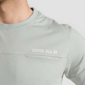 เสื้อยืด Power Move สีมิ้นท์ ทรงปกติ ผลิตจากโพลีเอสเตอร์ 100% ผสมผ้าฝ้าย/ใยไผ่ ดีไซน์เนื้อผ้าเจอร์ซีย์อัดแน่น หนักแน่น - Product Image 6