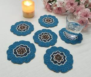 จานรองแก้ววอลนัทชุดรองแก้วไม้วอลนัท-คุณภาพสูง - Product Image 6