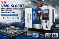 Centre d'usinage vertical CNC VMC-SL860T à broche unique, haute vitesse, haute précision, haute productivité, pour perçage et taraudage BT30