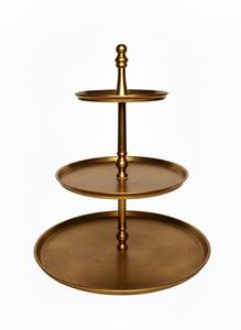 Antique Metal Tiered Cake Stand Wholesale Cupcake Holder Wedding Party Dessert Display Tower Luxury Pastry <b>Server</b> Hotel <b>Buffet</b> - Product Image 4
