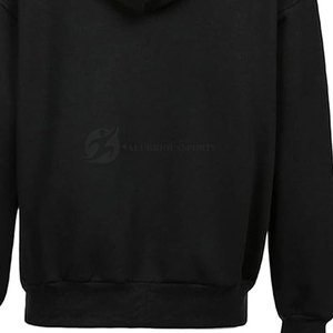 Haute qualité solide à capuche hommes strass polaire hiver sweats à capuche respirant bas quantité minimale de commande - Product Image 6