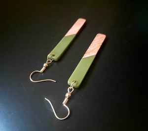 Pendientes de Madera de Moda, Artículo de Venta Caliente, Pendientes para Mujer Hechos de Resina y Madera para Fiesta, Pendientes Hechos a Mano en India para Mujer - Product Image 4