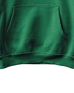 Sweat à capuche vert uni pour hommes avec poche kangourou capuche à cordon réglable polaire douce sweat-shirt décontracté Streetwear - Product Image 5