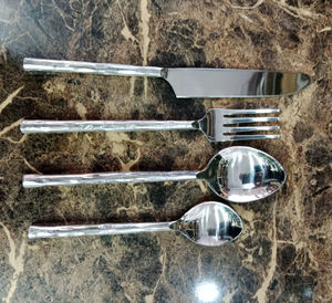 Hôtel Accueil Ustensiles de Cuisine Traiteur Utilisation Laiton Antique Cuillère Couverts Ensemble Décoratif Couverts En Gros. - Product Image 5