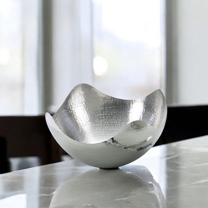 Cuenco de metal martillado duradero y de larga duración, cuencos sin BPA y seguros para alimentos, ensaladas y marinar carnes ideal para lanzar, exportador - Product Image 3