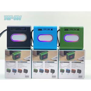 Enceinte sans fil portable YSF-501 5W avec LED RGB, batterie rechargeable 5.3, TF, USB, pour utilisation en extérieur lors de fêtes - Product Image 3