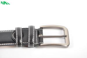 100% ceinture en cuir de vachette pur pour hommes Style formel classique avec alliage de cuivre de haute qualité pour boucle en cuir véritable souple - Product Image 2