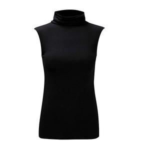 Top New Deal Top sin mangas de cuello alto para mujer para reunión informal Formal cómodo diseño de Color personalizado hecho en Bangladesh - Product Image 6