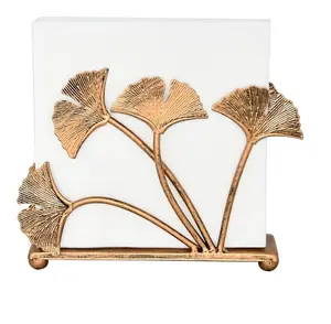 Copper Plated Table Paper Tissue Rack Metal Napkin Organizer Metal Napkin Holder Available At Affordable Price