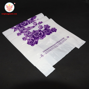 ถุงพลาสติกพีแอลเสื้อยืดมีโลโก้ตามสั่ง2023ขายดีที่สุดถุงช้อปปิ้งสำหรับบรรจุของชำ - Product Image 4